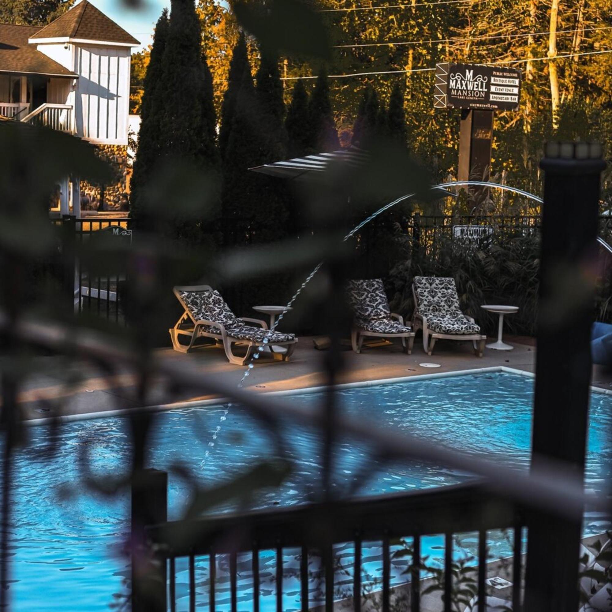 Maxwell Mansion Hotel Lake Geneva Exterior foto